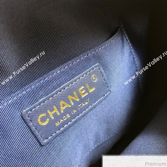 Chanel Act 2 Zip Waist/Belt Bag A57832 Blue 2019 (YD-9031402)