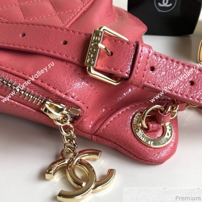 Chanel Act 2 Zip Waist/Belt Bag A57832 Pink 2019 (YD-9031403)