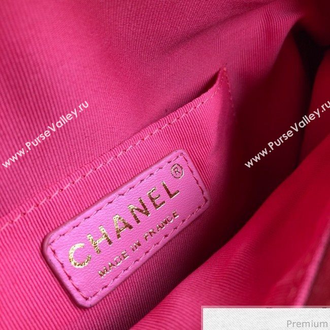 Chanel Act 2 Zip Waist/Belt Bag A57832 Pink 2019 (YD-9031403)