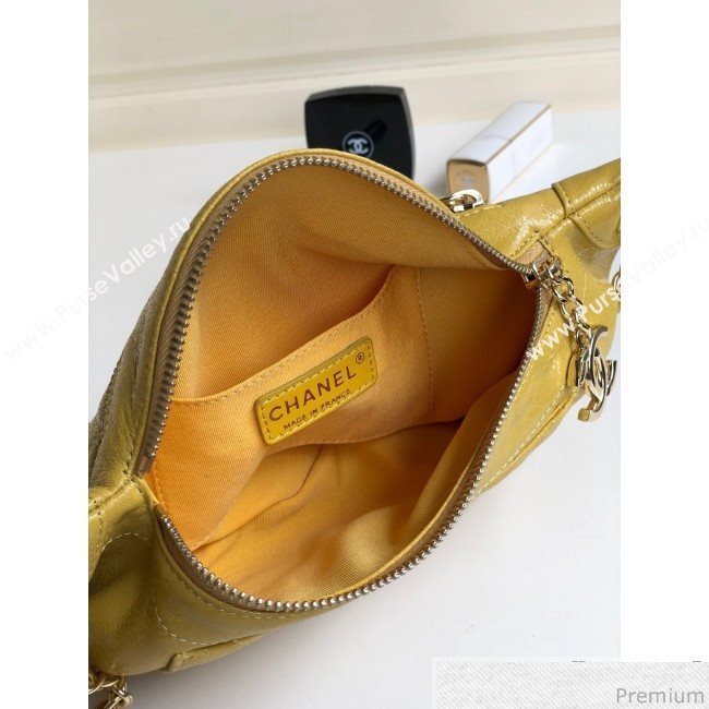 Chanel Act 2 Zip Waist/Belt Bag A57832 Yellow 2019 (YD-9031404)