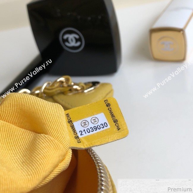 Chanel Act 2 Zip Waist/Belt Bag A57832 Yellow 2019 (YD-9031404)