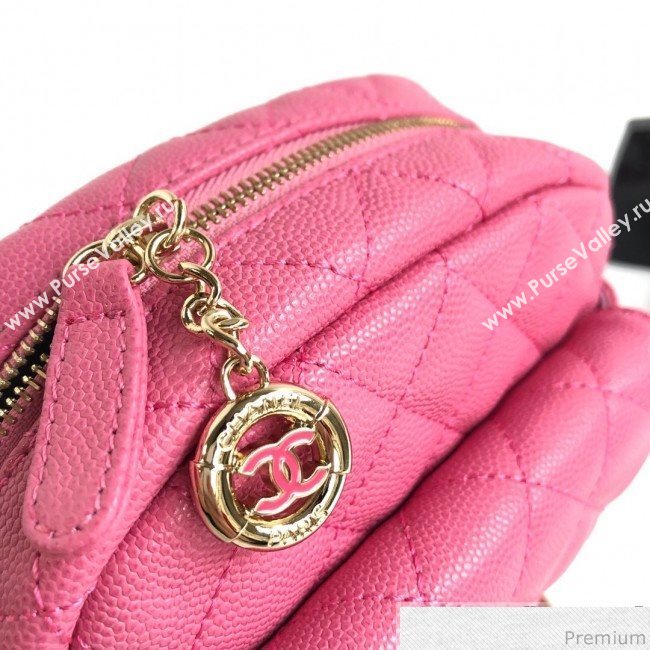 Chanel Small Camera Case Bag in Grained Calfskin AS0005 Pink 2019 (YD-9031424)