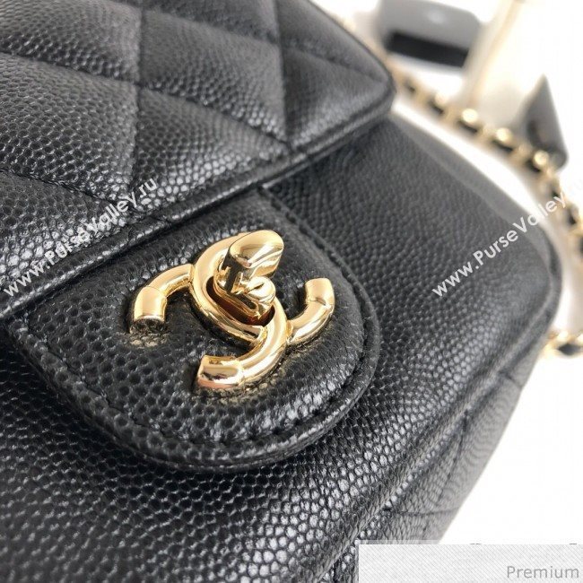 Chanel Camera Case Bag in Grained Calfskin AS0005 Black 2019 (YD-9031423)