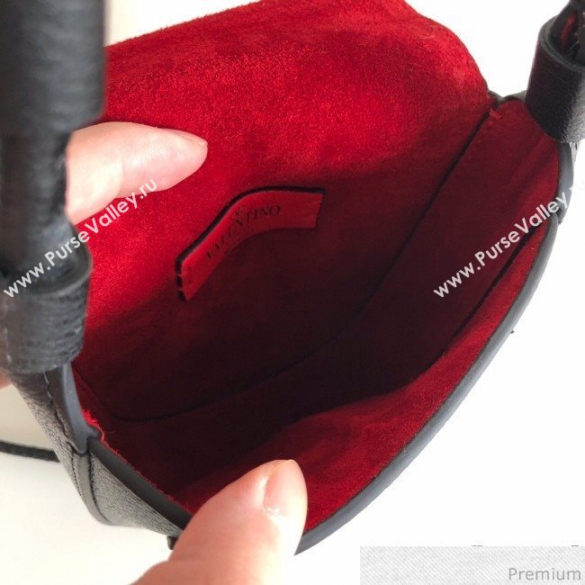 Valentino Small VRING Crossbody Bag Black 2019 (JJ3-9041320)