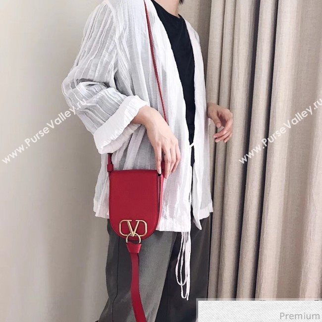 Valentino Small VRING Crossbody Bag Red 2019 (JJ3-9041319)