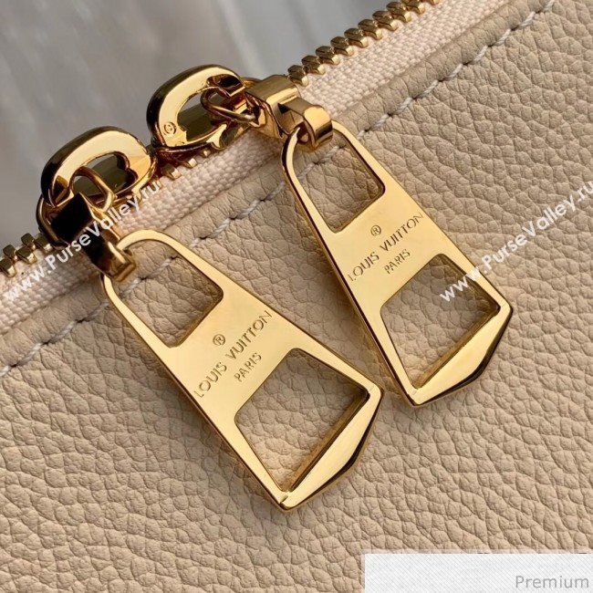 Louis Vuitton V Tote BB Monogram Empreinte Leather M44419 Blue 2019 (FANG-9041138)