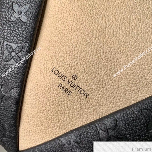 Louis Vuitton V Tote BB Monogram Empreinte Leather M44418 Black 2019 (FANG-9041139)