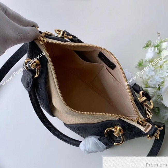 Louis Vuitton V Tote BB Monogram Empreinte Leather M44418 Black 2019 (FANG-9041139)