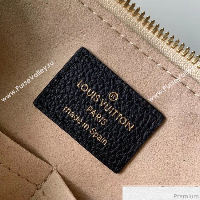 Louis Vuitton V Tote BB Monogram Empreinte Leather M44418 Black 2019 (FANG-9041139)