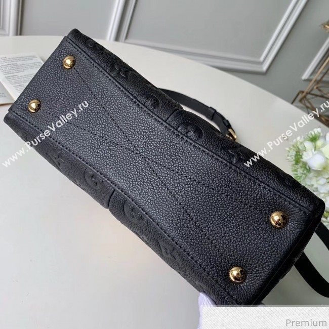 Louis Vuitton V Tote BB Monogram Empreinte Leather M44418 Black 2019 (FANG-9041139)