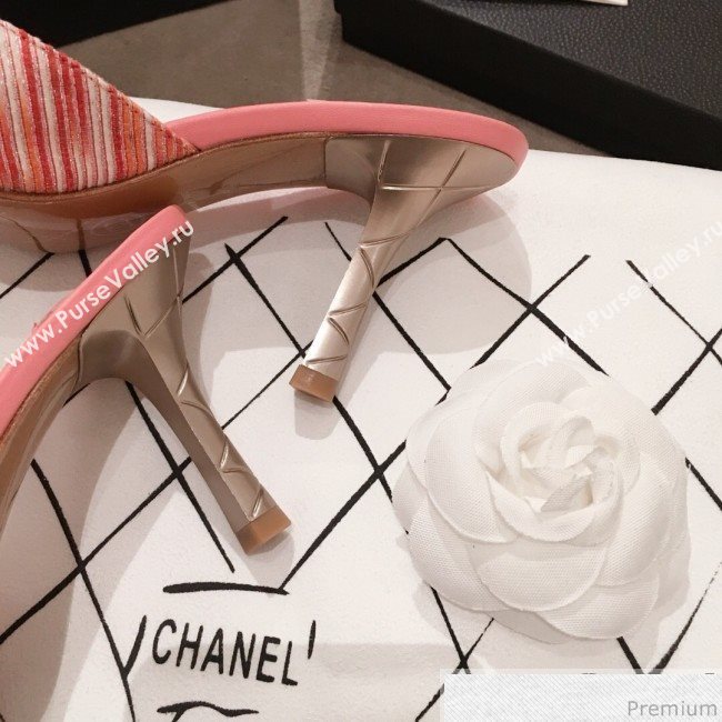 Chanel Pointed Heel Mules Pink 2019 (KL-9041645)