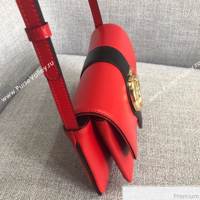 Gucci Arli Small Shoulder Bag 550129 Red/Black 2018 ( LGN-9031517)