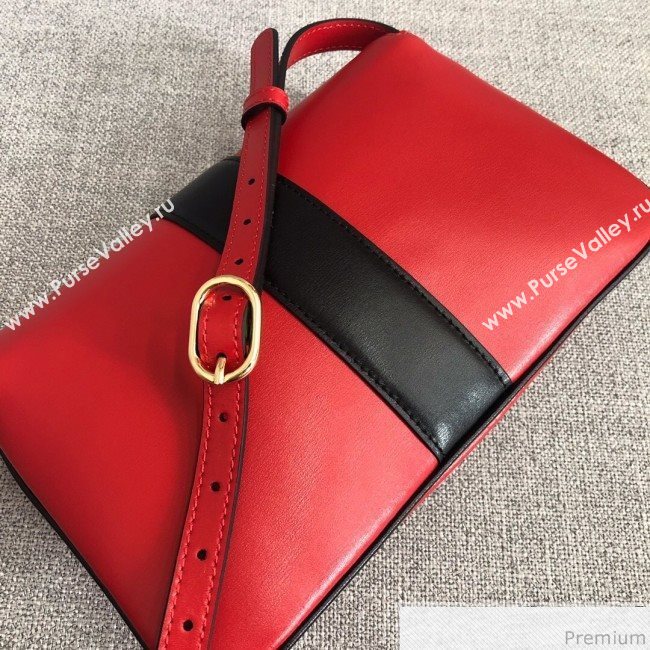 Gucci Arli Small Shoulder Bag 550129 Red/Black 2018 ( LGN-9031517)