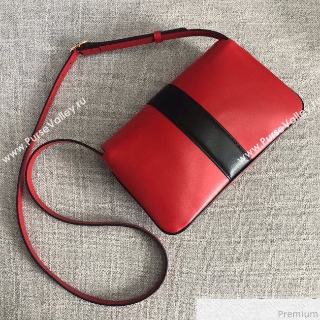 Gucci Arli Small Shoulder Bag 550129 Red/Black 2018 ( LGN-9031517)