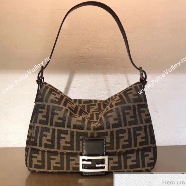 Fendi Vintage Baguette Shoulder Bag Brown 2019 (SUSU-9031534)