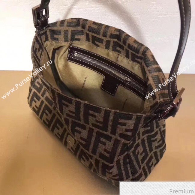 Fendi Vintage Baguette Shoulder Bag Brown 2019 (SUSU-9031534)