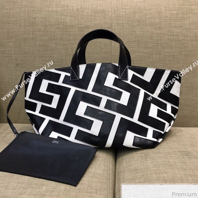 Celine Made in Tote Small Shopper Tote Bag Black/White 2019 (SSP-9031539)