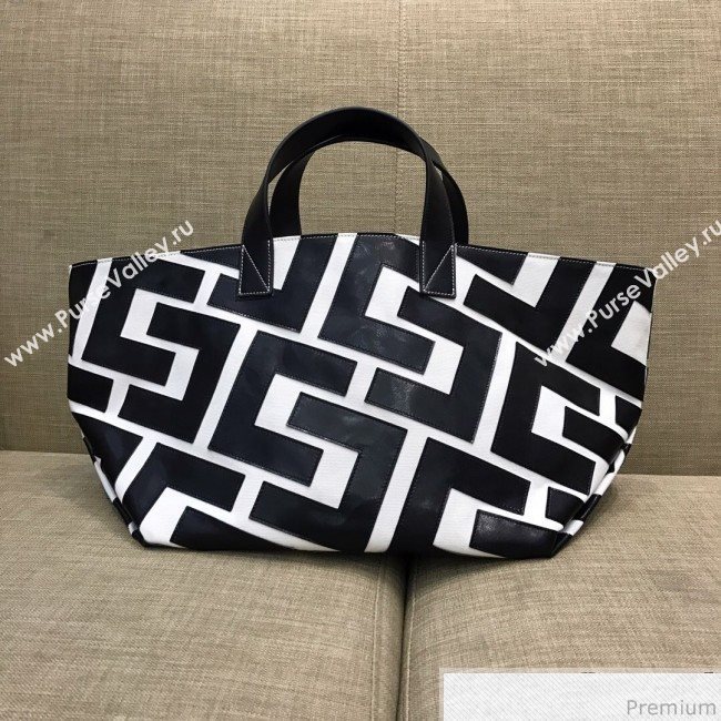 Celine Made in Tote Small Shopper Tote Bag Black/White 2019 (SSP-9031539)