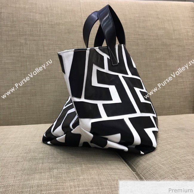 Celine Made in Tote Small Shopper Tote Bag Black/White 2019 (SSP-9031539)