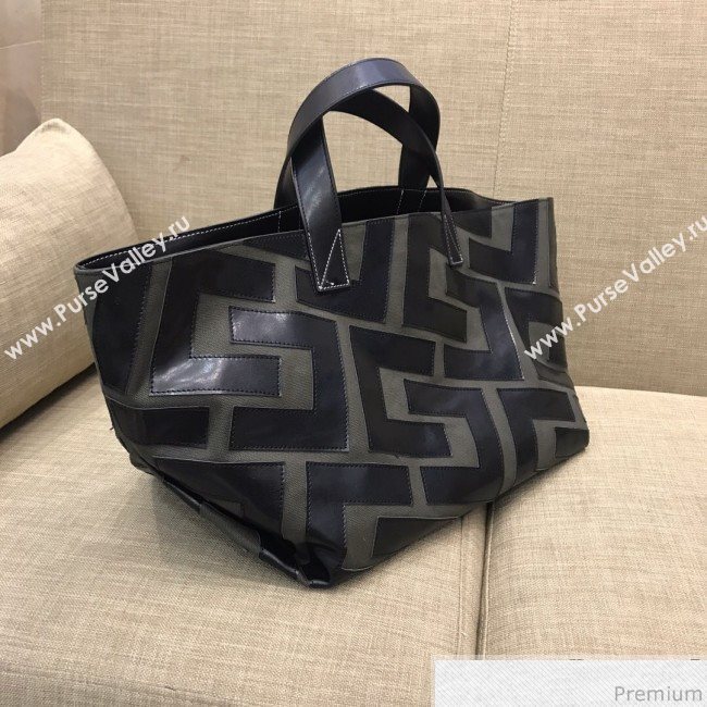 Celine Made in Tote Small Shopper Tote Bag Grey/Black 2019 (SSP-9031540)