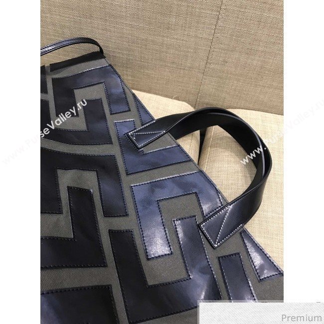 Celine Made in Tote Small Shopper Tote Bag Grey/Black 2019 (SSP-9031540)