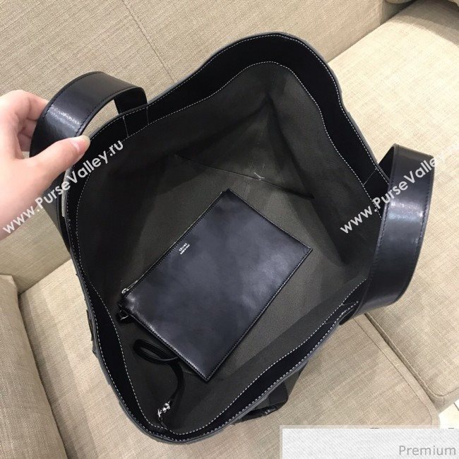 Celine Made in Tote Small Shopper Tote Bag Grey/Black 2019 (SSP-9031540)