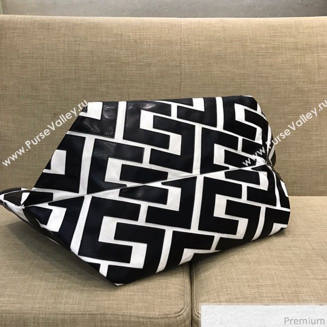 Celine Made in Tote Large Shopper Tote Bag Black/White 2019 (SSP-9031541)