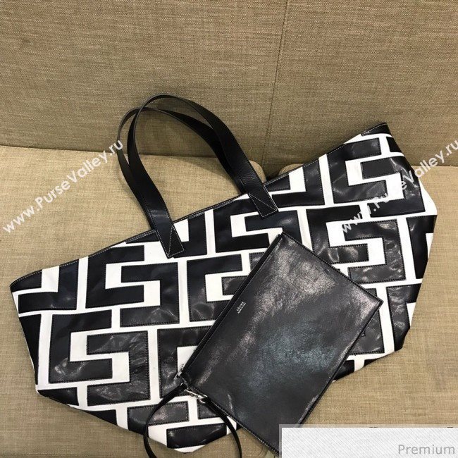 Celine Made in Tote Large Shopper Tote Bag Black/White 2019 (SSP-9031541)
