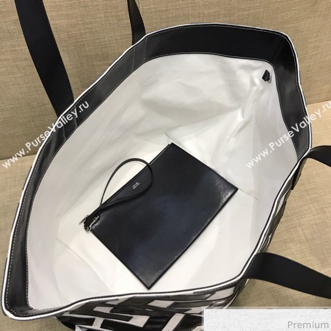 Celine Made in Tote Large Shopper Tote Bag Black/White 2019 (SSP-9031541)