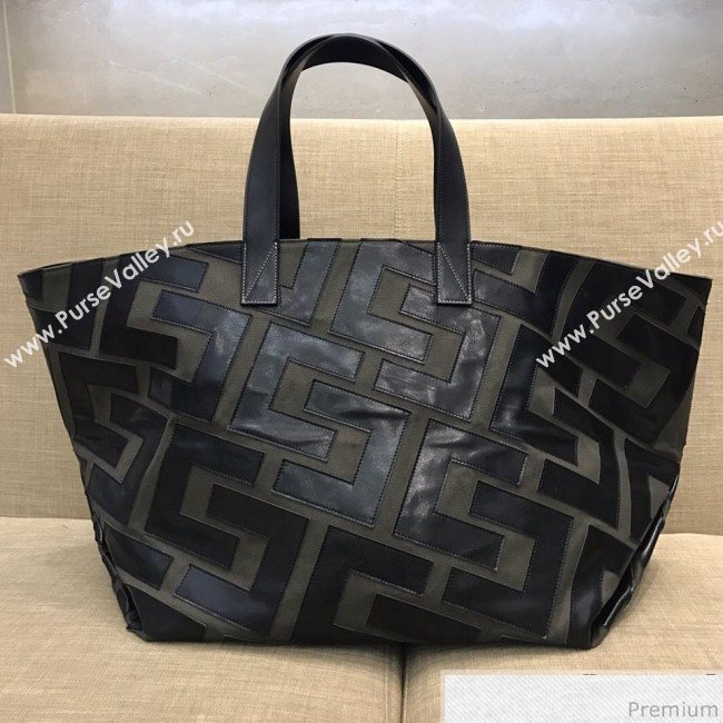 Celine Made in Tote Large Shopper Tote Bag Grey/Black 2019 (SSP-9031542)