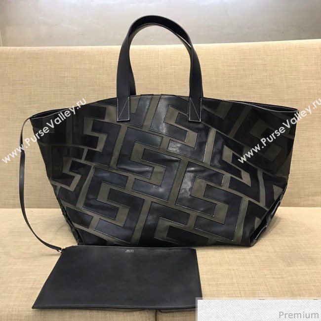 Celine Made in Tote Large Shopper Tote Bag Grey/Black 2019 (SSP-9031542)