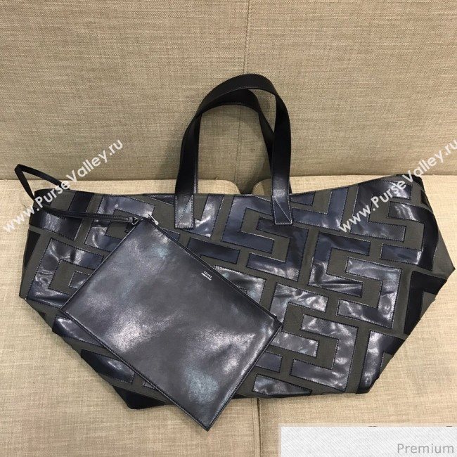 Celine Made in Tote Large Shopper Tote Bag Grey/Black 2019 (SSP-9031542)