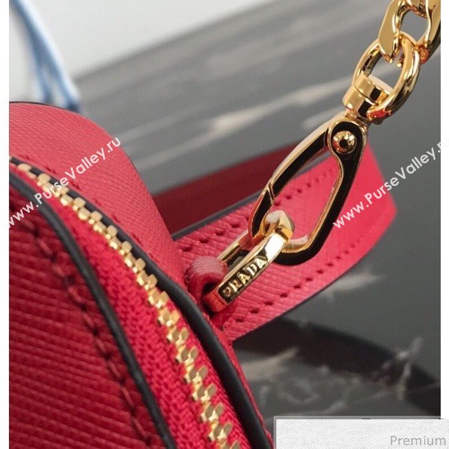 Prada Odette Saffiano Leather Belt Bag 1BL019 Red 2019 (PYZ-9031545)