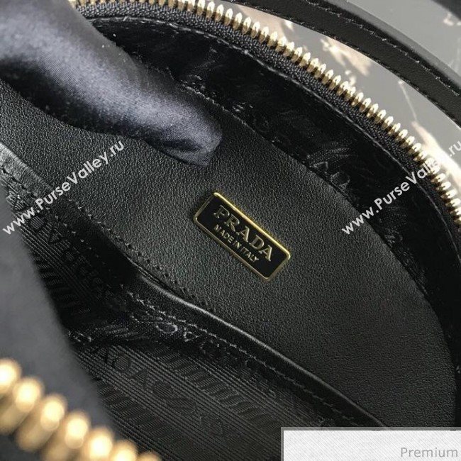 Prada Odette Saffiano Leather Bag 1BH123 Black 2019 (PYZ-9031549)