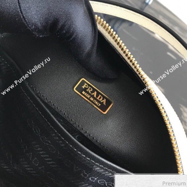 Prada Odette Saffiano Leather Bag 1BH123 White 2019 (PYZ-9031546)