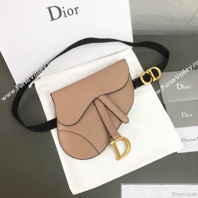 Dior CD Saddle Belt Bag Pink 2019 (WEIP-9031608)