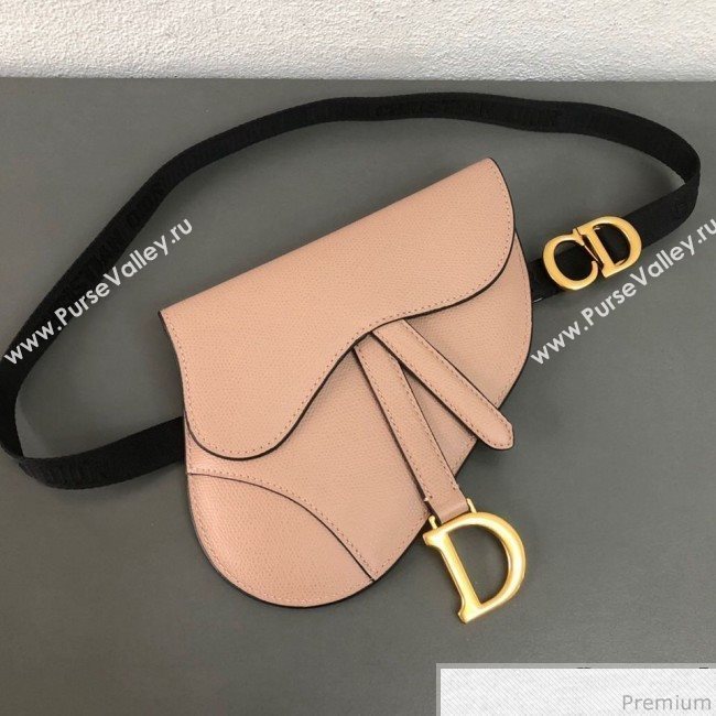 Dior CD Saddle Belt Bag Pink 2019 (WEIP-9031608)
