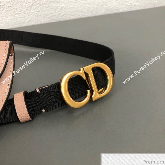 Dior CD Saddle Belt Bag Pink 2019 (WEIP-9031608)