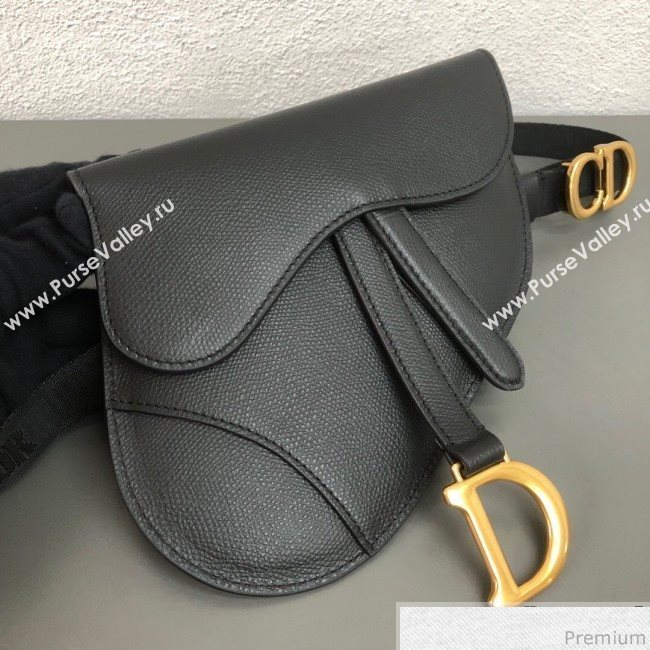 Dior CD Saddle Belt Bag Black 2019 (WEIP-9031612)