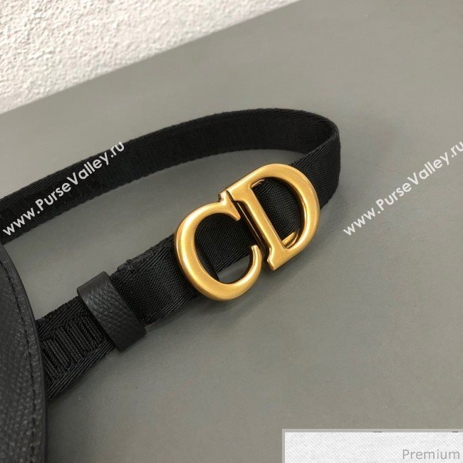 Dior CD Saddle Belt Bag Black 2019 (WEIP-9031612)
