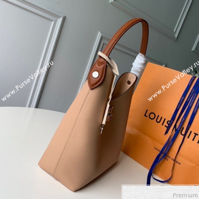 Louis Vuitton Lockme Hobo Bag M52776 Beige 2018 (KD-9031432)