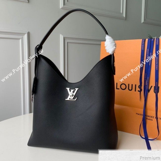 Louis Vuitton Lockme Hobo Bag M52776 Black 2018 (KD-9031431)