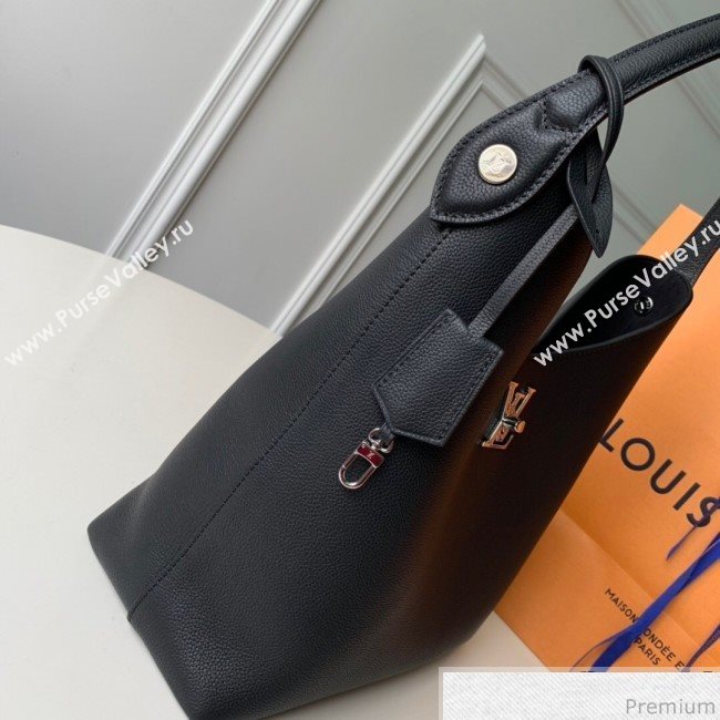 Louis Vuitton Lockme Hobo Bag M52776 Black 2018 (KD-9031431)