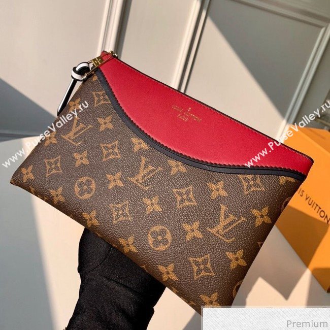 Louis Vuitton Pochette Tuileries Pouch M63936 Burgundy 2019 (KD-9031433)