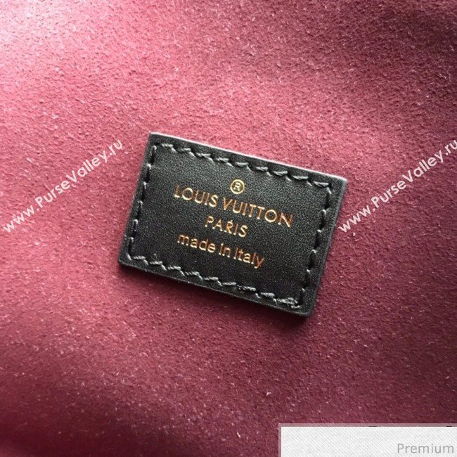 Louis Vuitton Vavin PM Chain Shoulder Bag N40109 Damier Ebene Canvas/Burgundy 2019 (LVSJ-9031439)