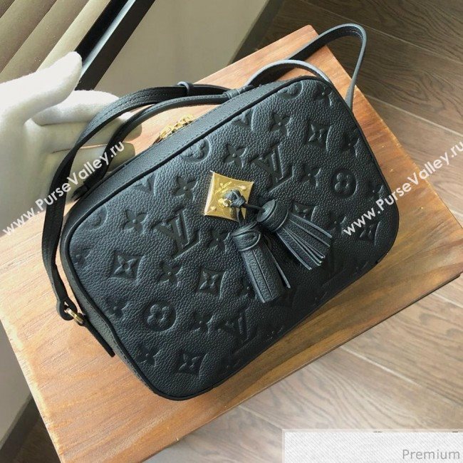 Louis Vuitton Saintonge Tassel Handbag M44593 Black 2019 (LVSJ-9031443)