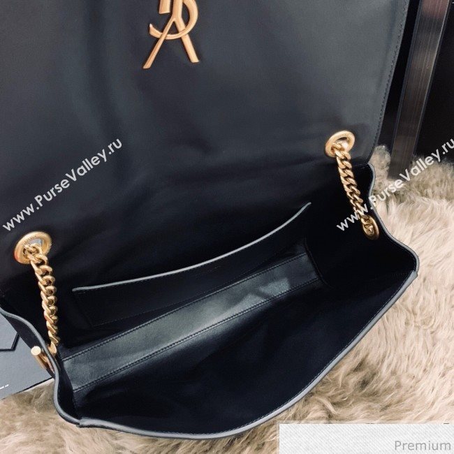 Saint Laurent Medium Reversible Kate in Suede and Smooth Leather 553804 Black 2019 (JUND-9031901)