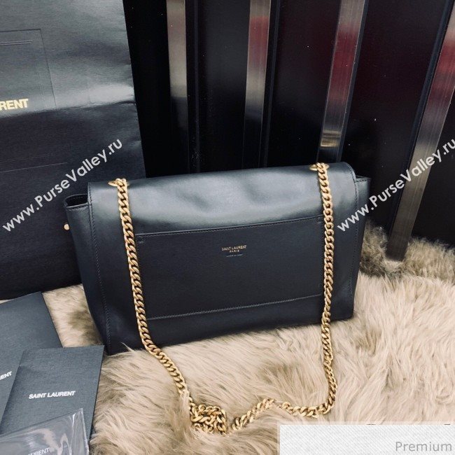 Saint Laurent Medium Reversible Kate in Suede and Smooth Leather 553804 Black 2019 (JUND-9031901)