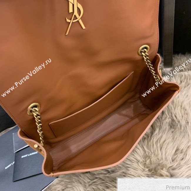 Saint Laurent Medium Reversible Kate in Suede and Smooth Leather 553804 Camel 2019 (JUND-9031902)