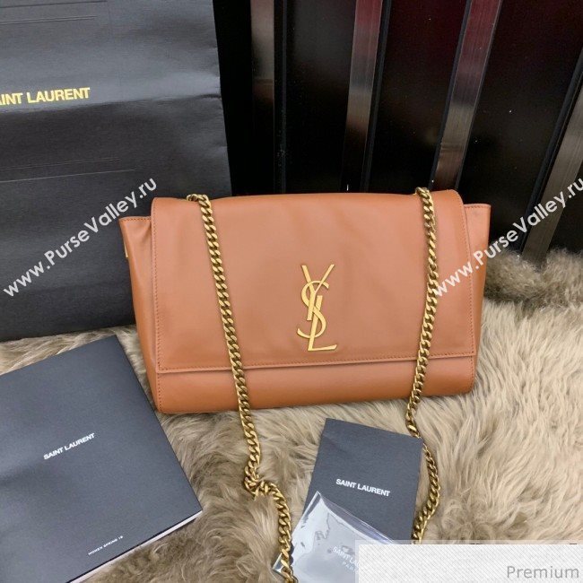 Saint Laurent Medium Reversible Kate in Suede and Smooth Leather 553804 Camel 2019 (JUND-9031902)